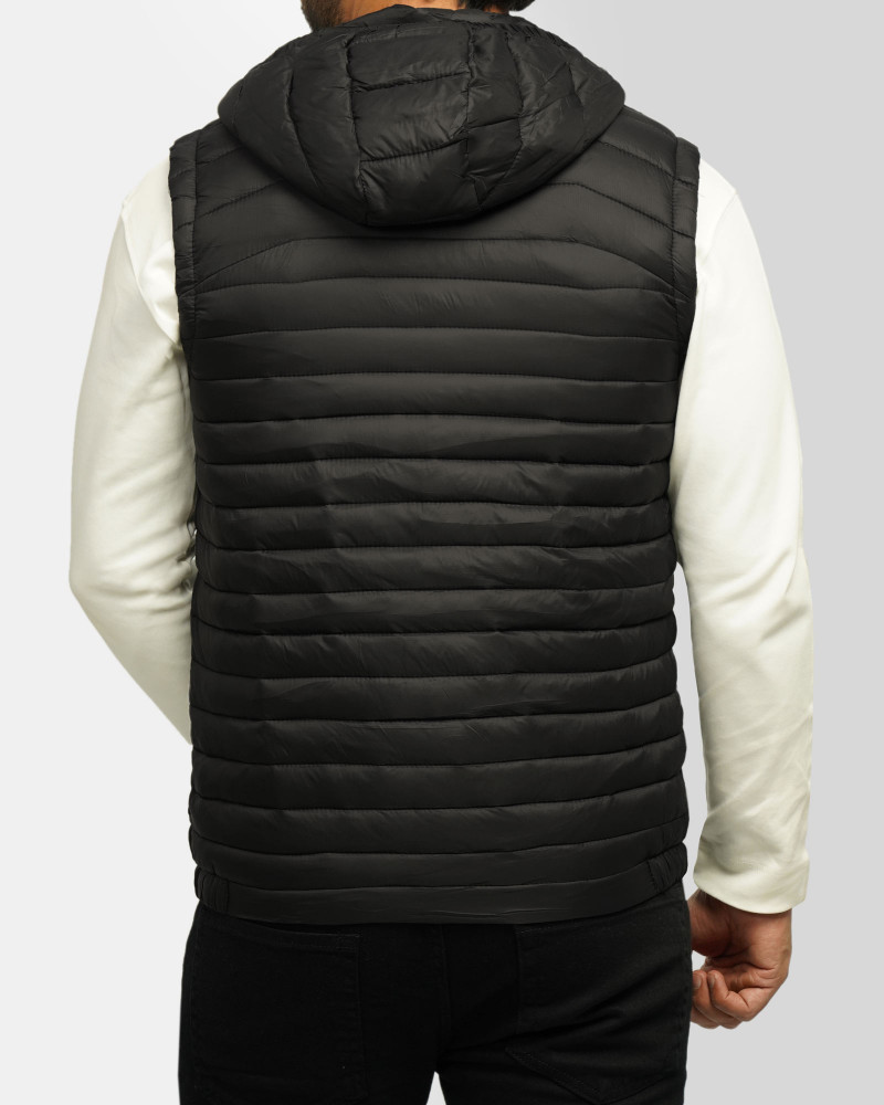 خرید و قیمت پافر مردانه کلاه دار مشکی 24353176