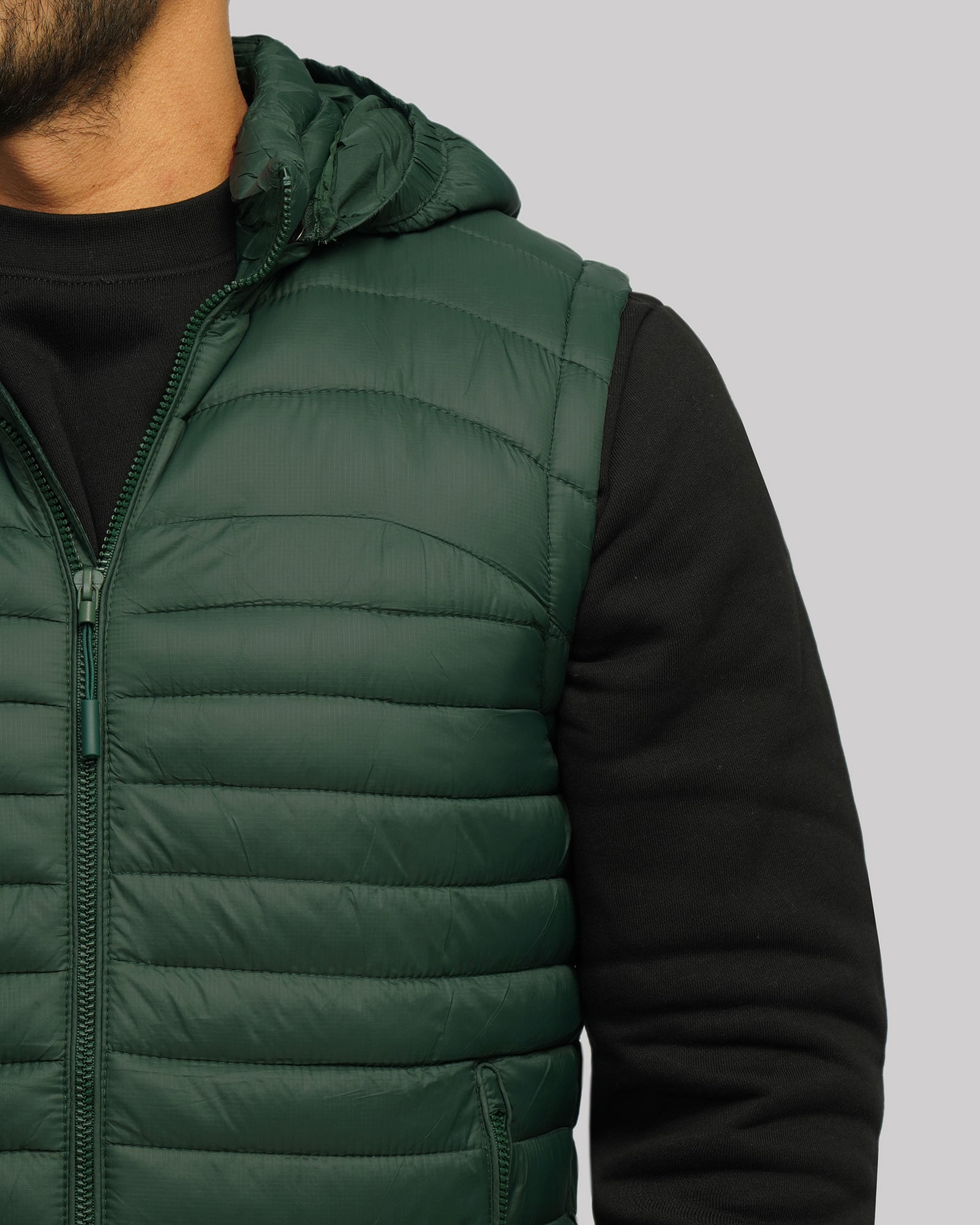 خرید و قیمت پافر مردانه کلاه دار سبز 24353176