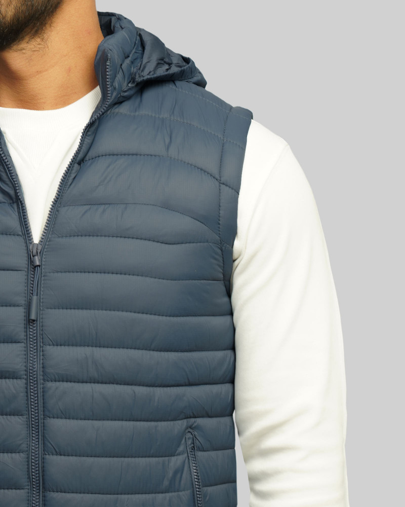 خرید و قیمت پافر مردانه کلاه دار آبی 24353176