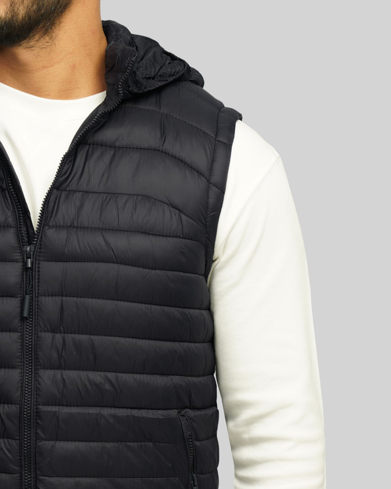 خرید و قیمت پافر مردانه کلاه دار سرمه ای 24353176