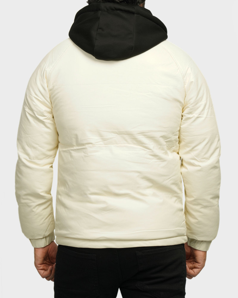 خرید و قیمت کاپشن مردانه کلاه دار شیری24316377