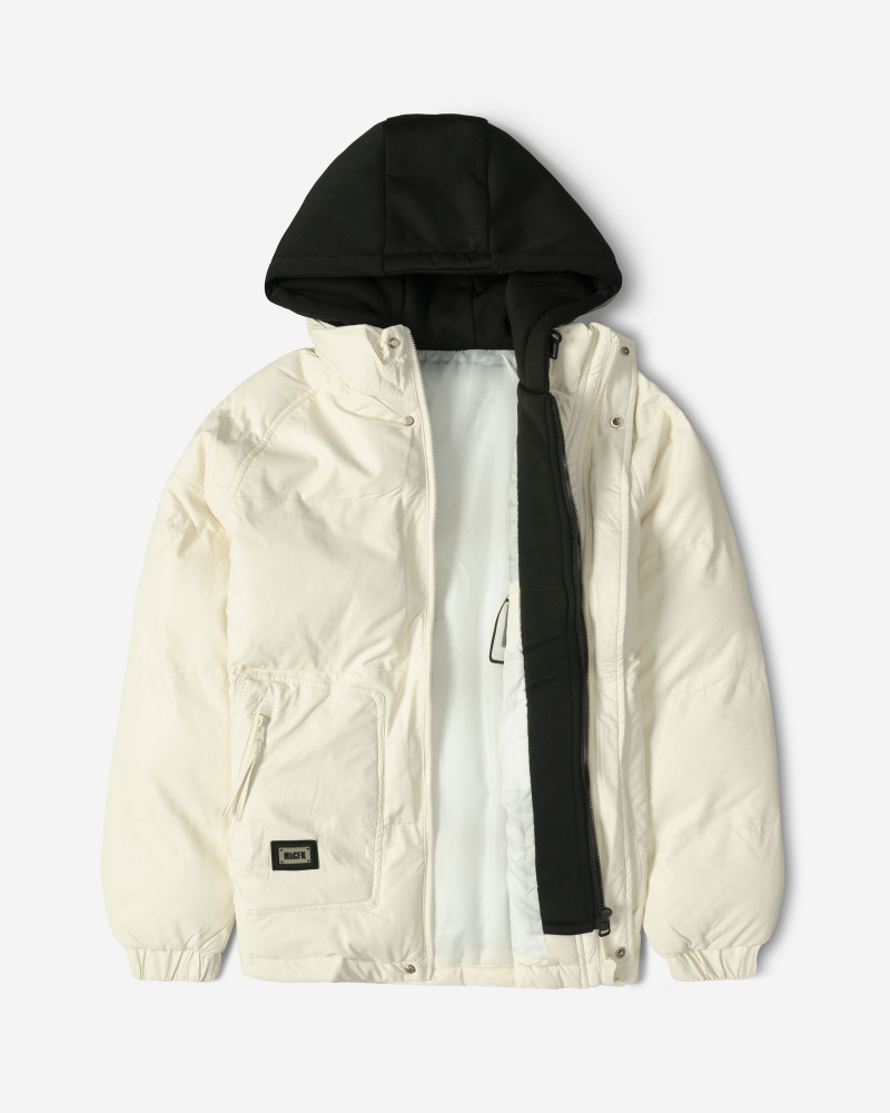 خرید و قیمت کاپشن مردانه کلاه دار شیری24316377