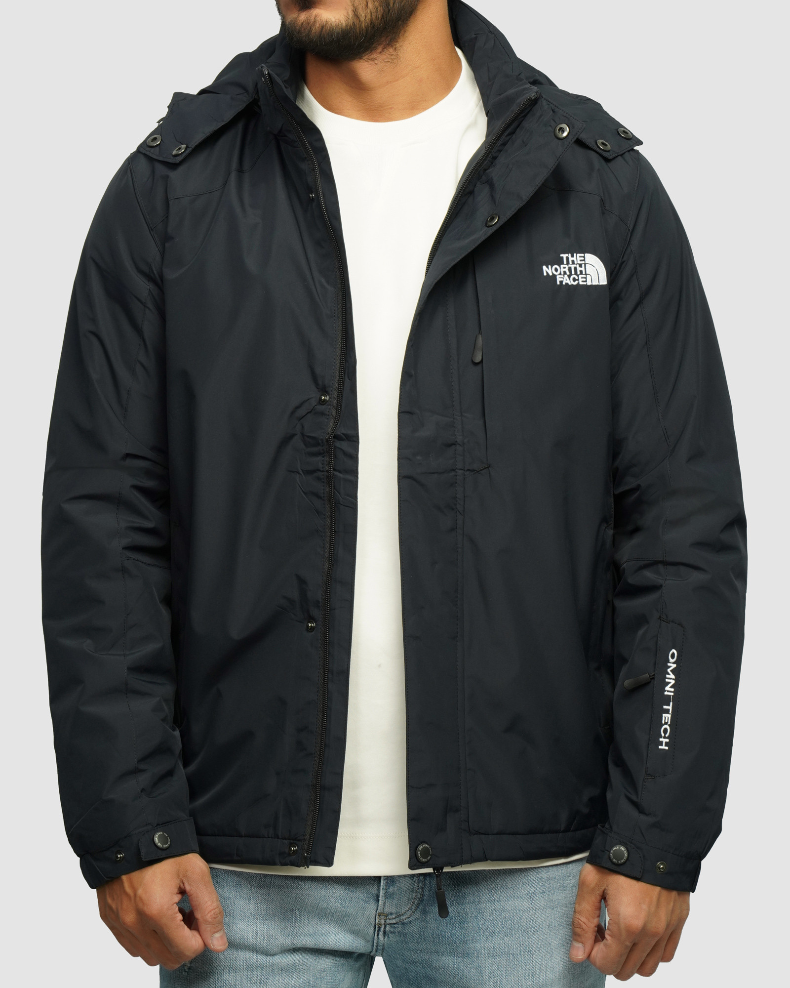 خرید و قیمت کاپشن مردانه کلاه دار سرمه ای 24316381