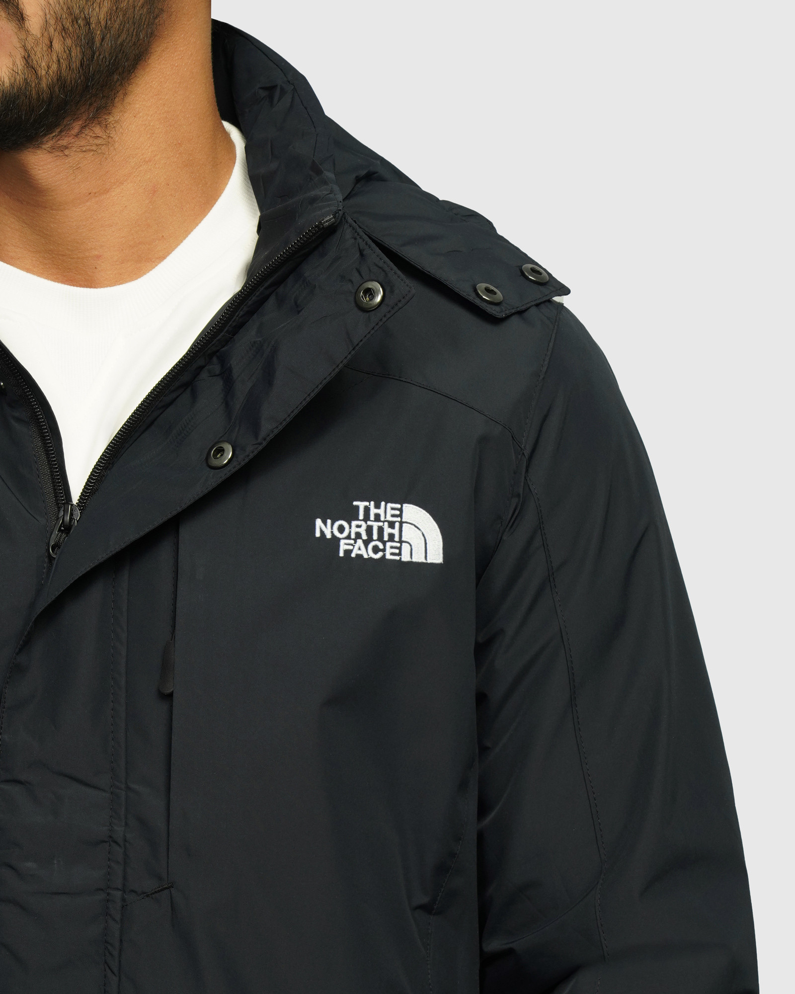 خرید و قیمت کاپشن مردانه کلاه دار سرمه ای 24316381