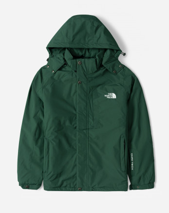 خرید و قیمت کاپشن مردانه کلاه دار سبز تیره 24316381