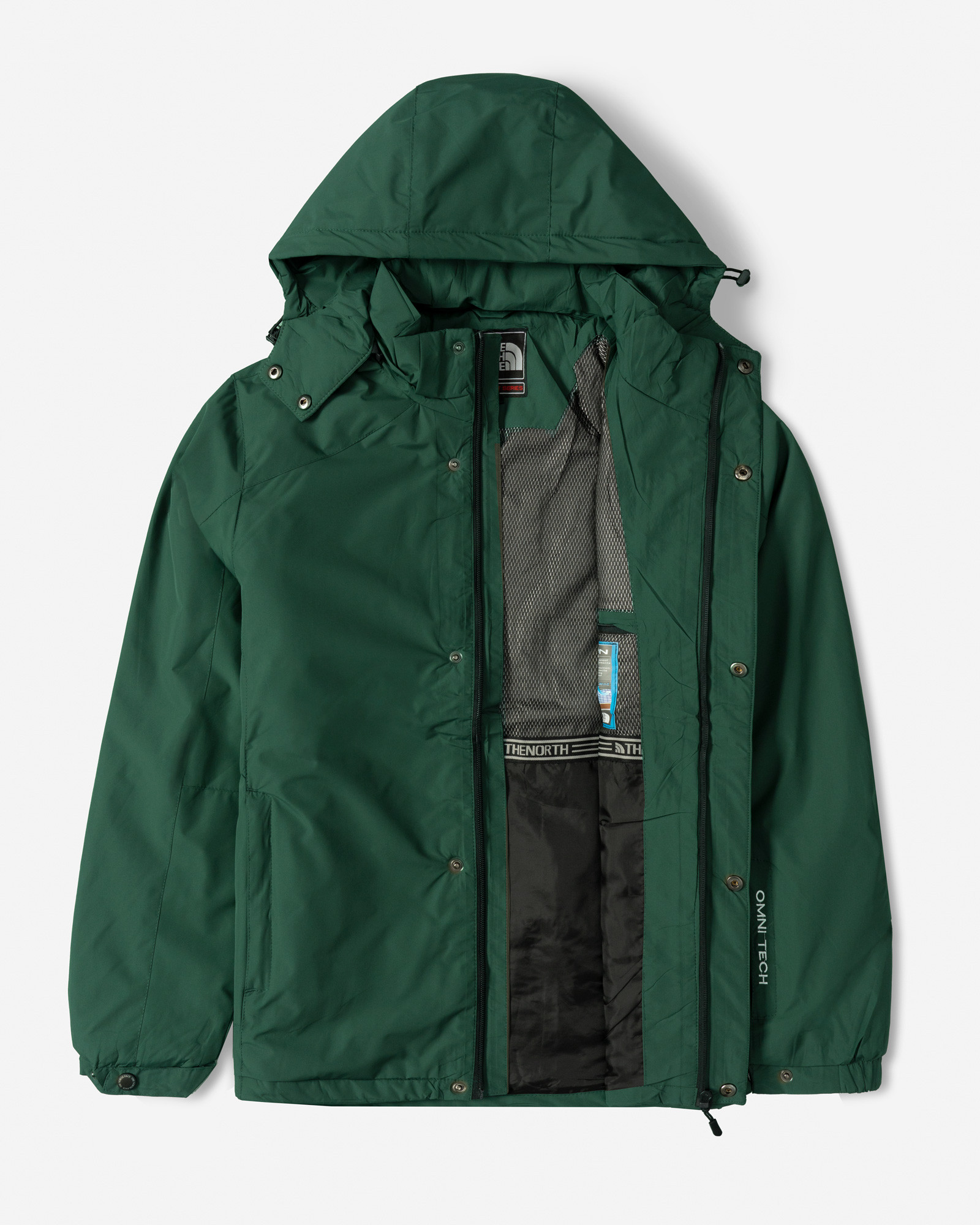 خرید و قیمت کاپشن مردانه کلاه دار سبز تیره 24316381