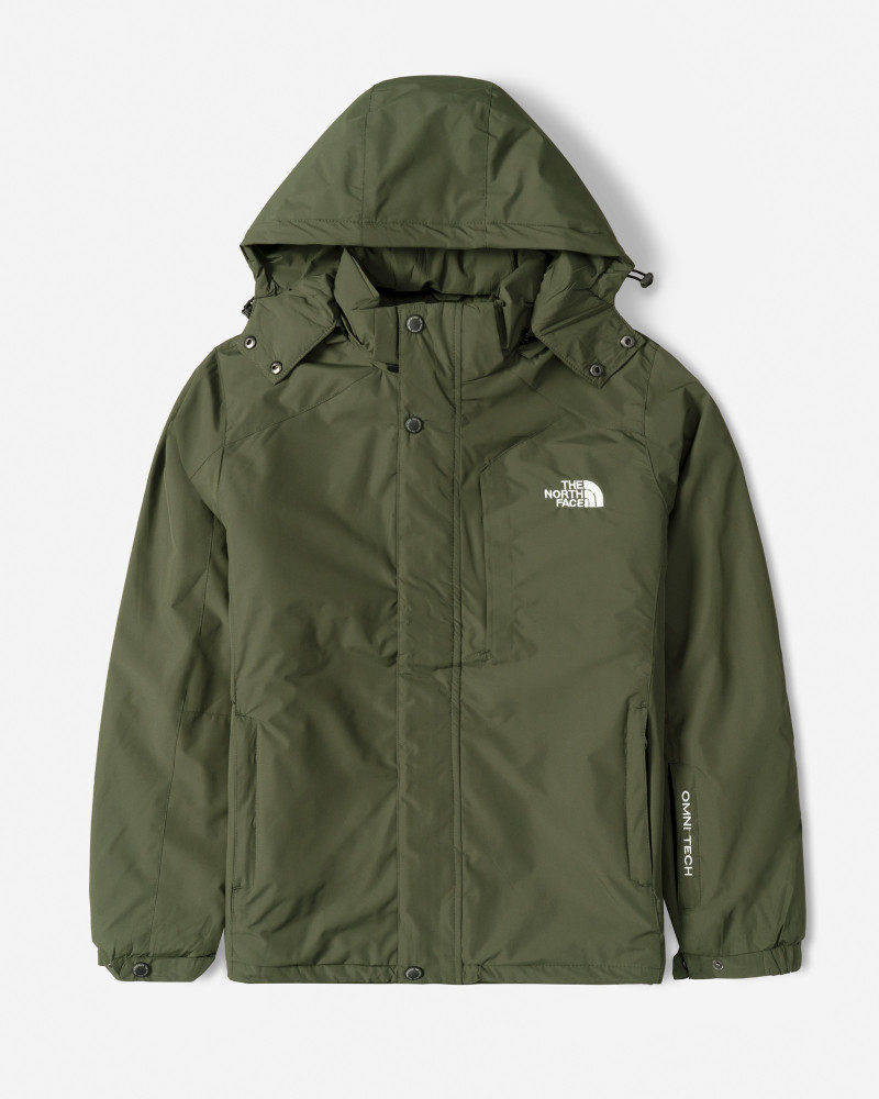 خرید و قیمت کاپشن مردانه کلاه دار سبز 24316381