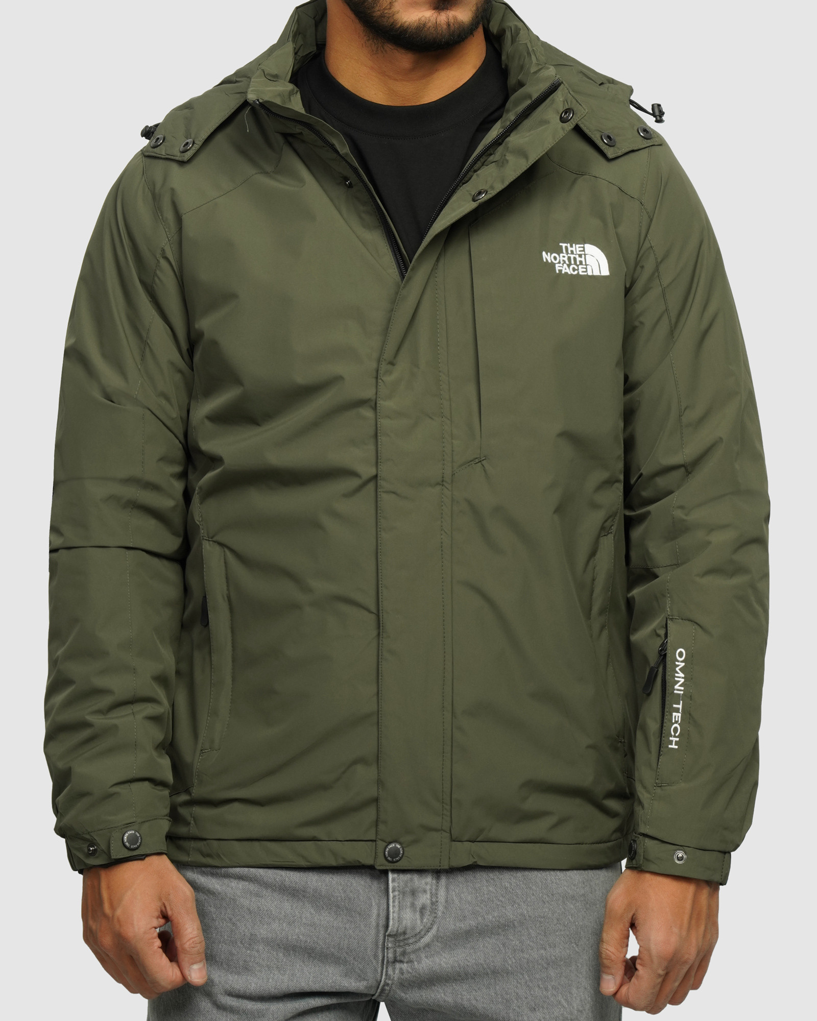 خرید و قیمت کاپشن مردانه کلاه دار سبز 24316381