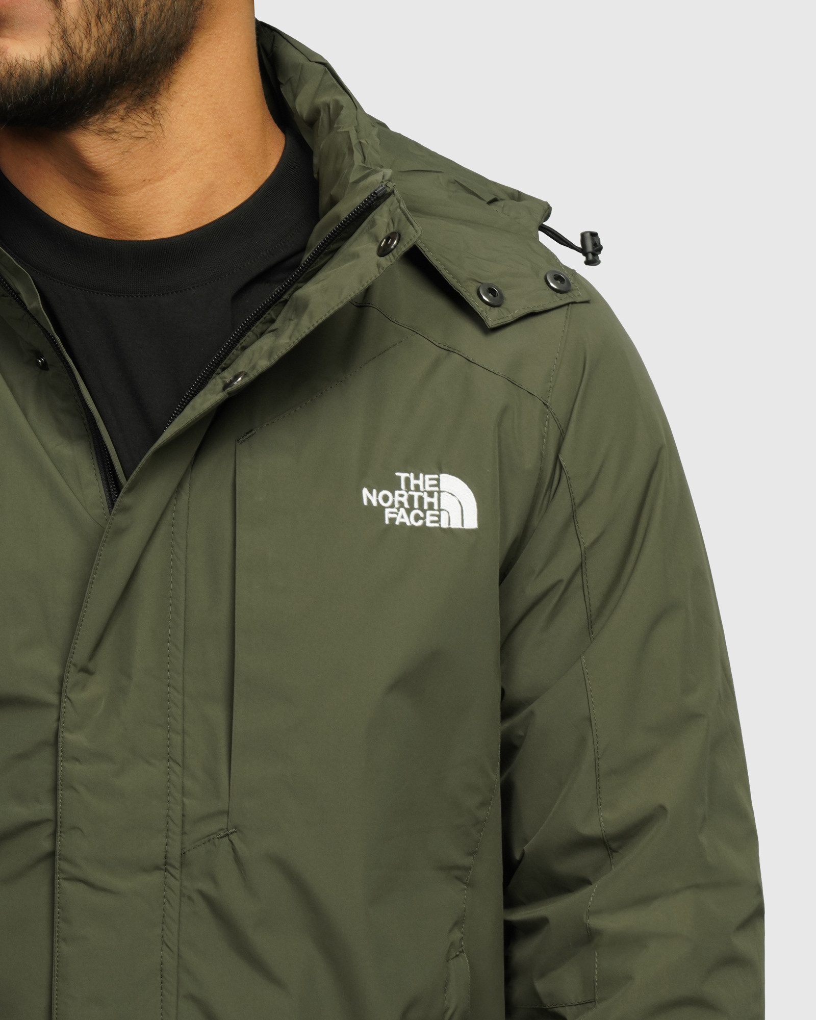 خرید و قیمت کاپشن مردانه کلاه دار سبز 24316381