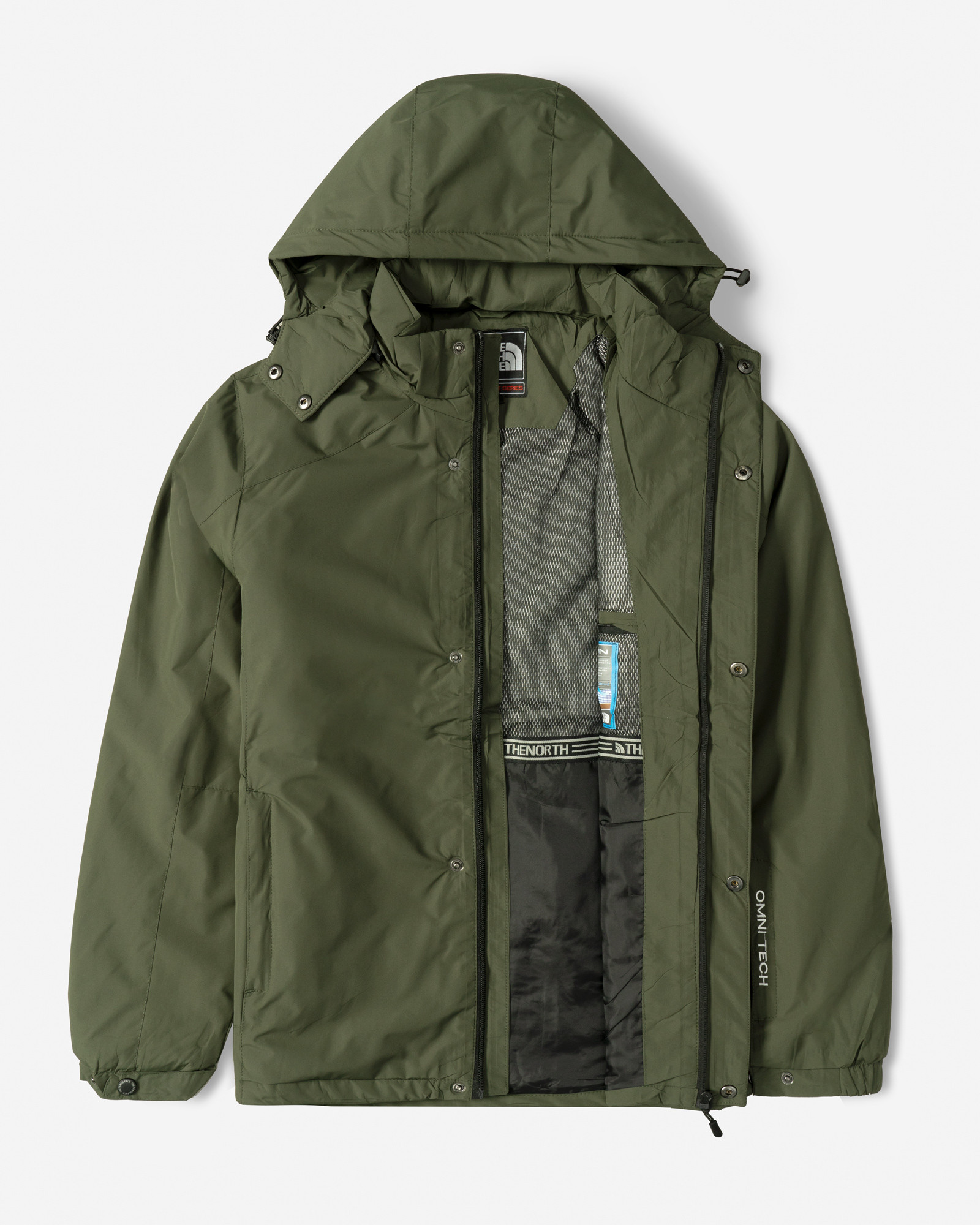 خرید و قیمت کاپشن مردانه کلاه دار سبز 24316381