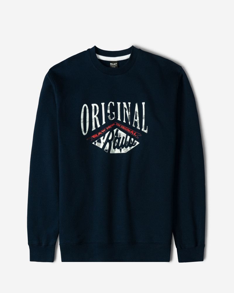 پلیور دورس یقه گرد مردانه سرمه ای 24357258