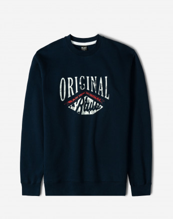 پلیور دورس یقه گرد مردانه سرمه ای 24357258