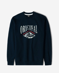 پلیور دورس یقه گرد مردانه سرمه ای 24357258