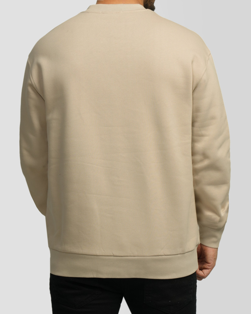 خرید و قیمت پلیور دورس یقه گرد مردانه کرم 24357251