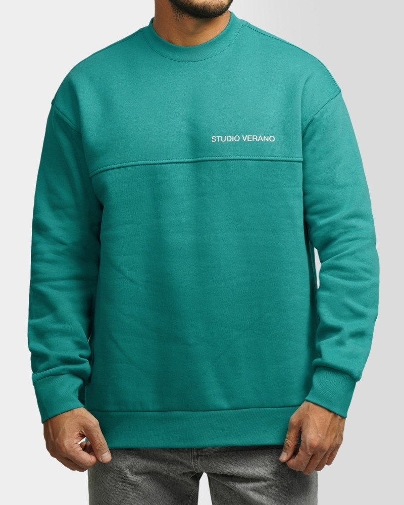 خرید و قیمت پلیور دورس یقه گرد مردانه آبی فیروزه ای 24357251