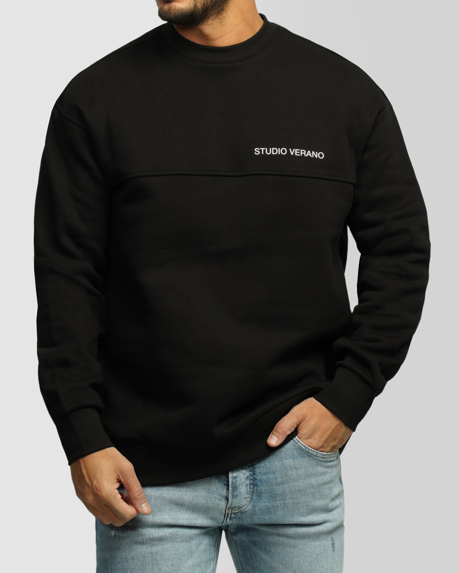 خرید و قیمت پلیور دورس یقه گرد مردانه مشکی 24357251