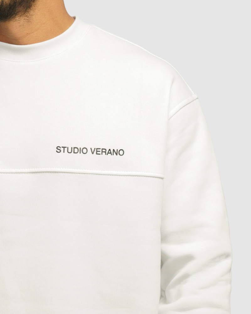 خرید و قیمت پلیور دورس یقه گرد مردانه سفید 24357251