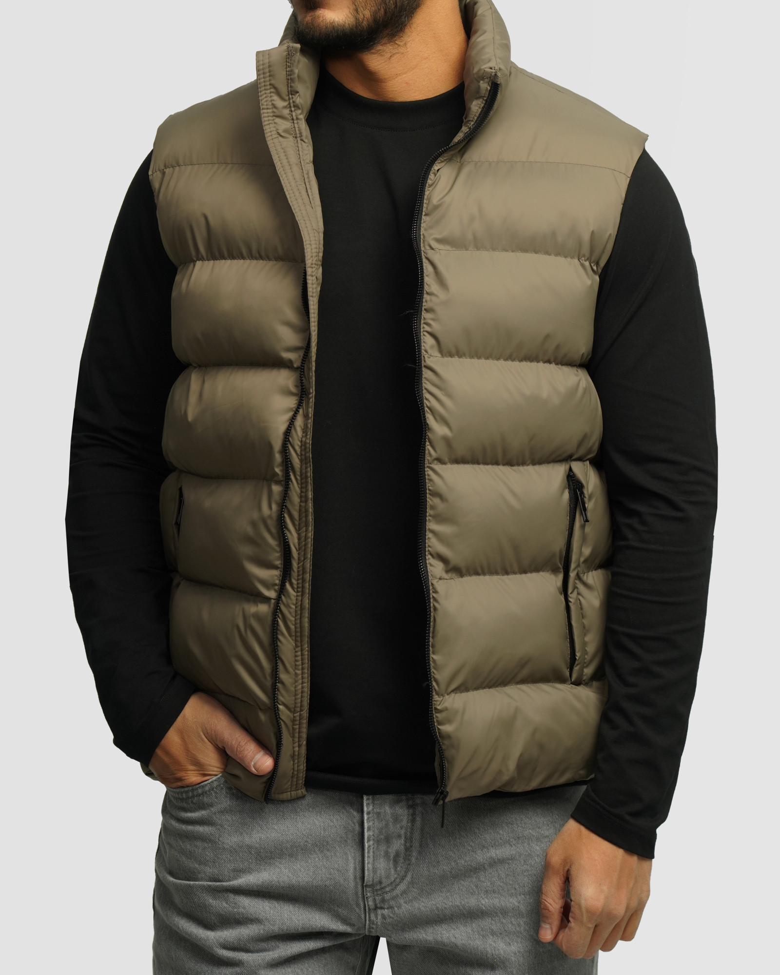 خرید و قیمت پافر مردانه سبز زیتونی 24353178