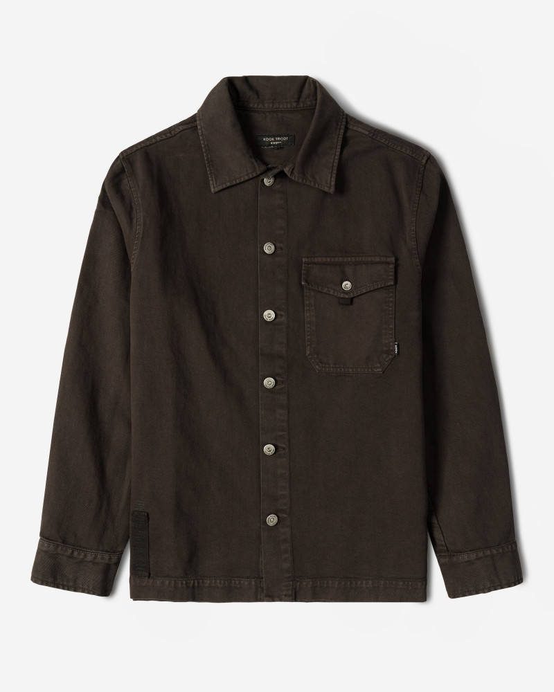 پیراهن کتان مردانه قهوه ای 24352300