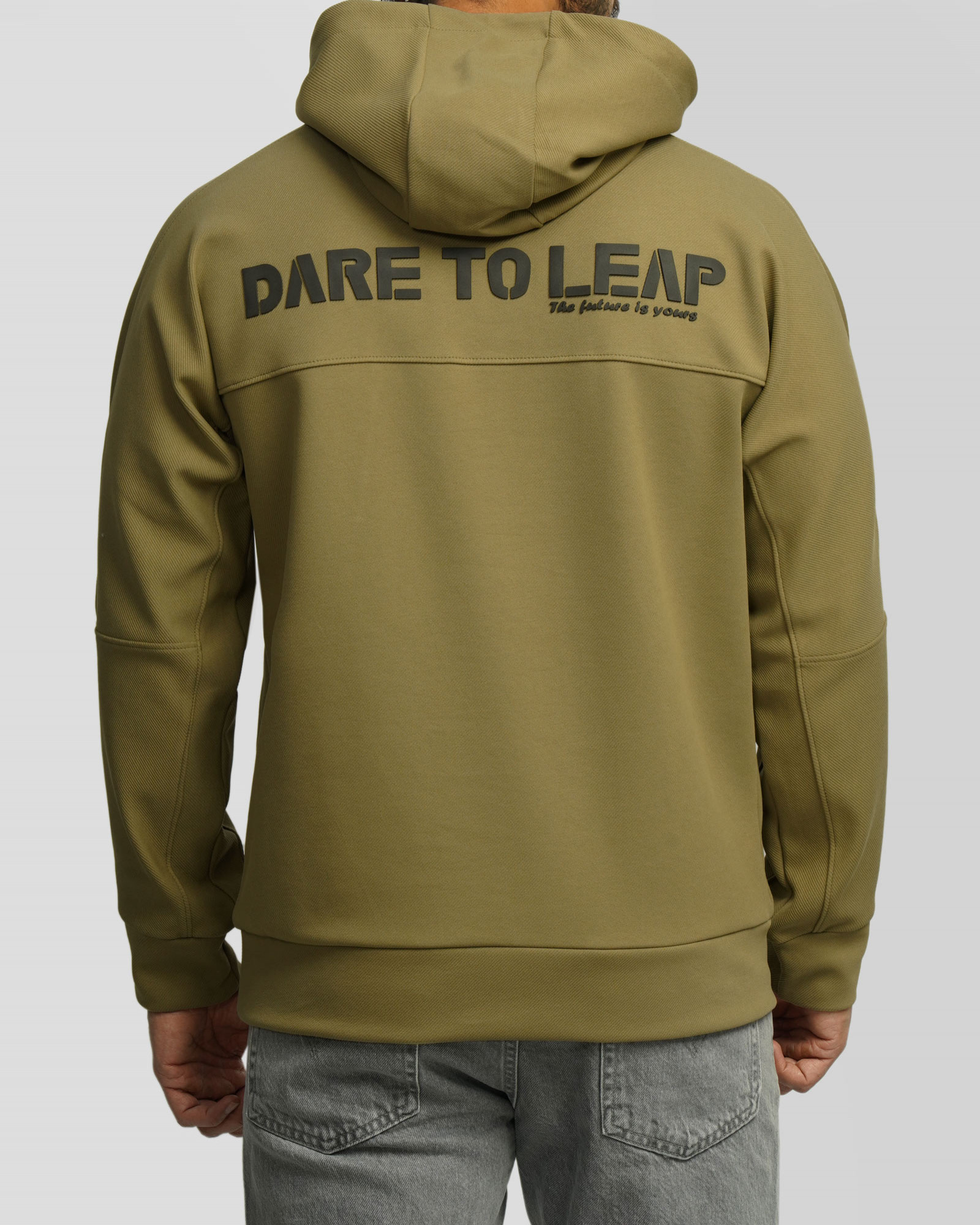 هودی کلاه دار طرح دار مردانه سبز 24371266