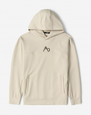 هودی کلاه دار طرح دار مردانه کرم 24371266