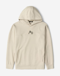 هودی کلاه دار طرح دار مردانه کرم 24371266