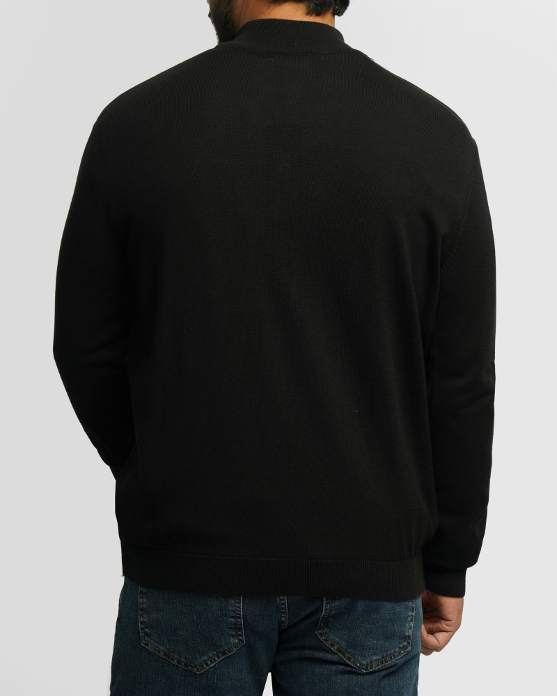 خرید و قیمت سویشرت بافت مردانه مشکی 24376125