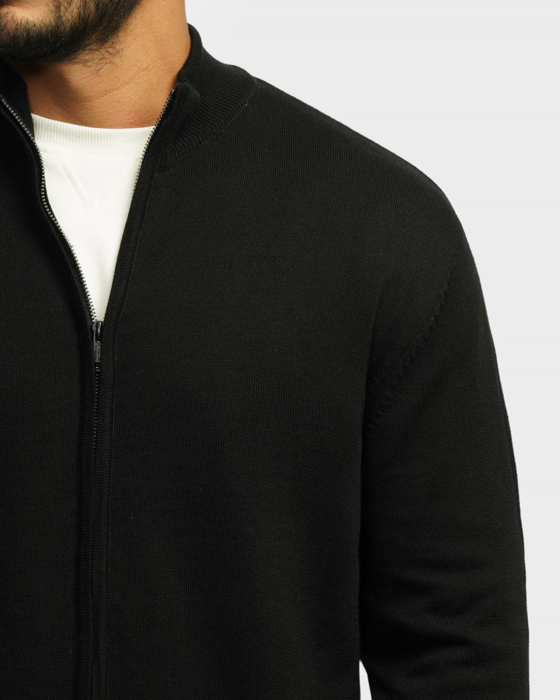 خرید و قیمت سویشرت بافت مردانه مشکی 24376125