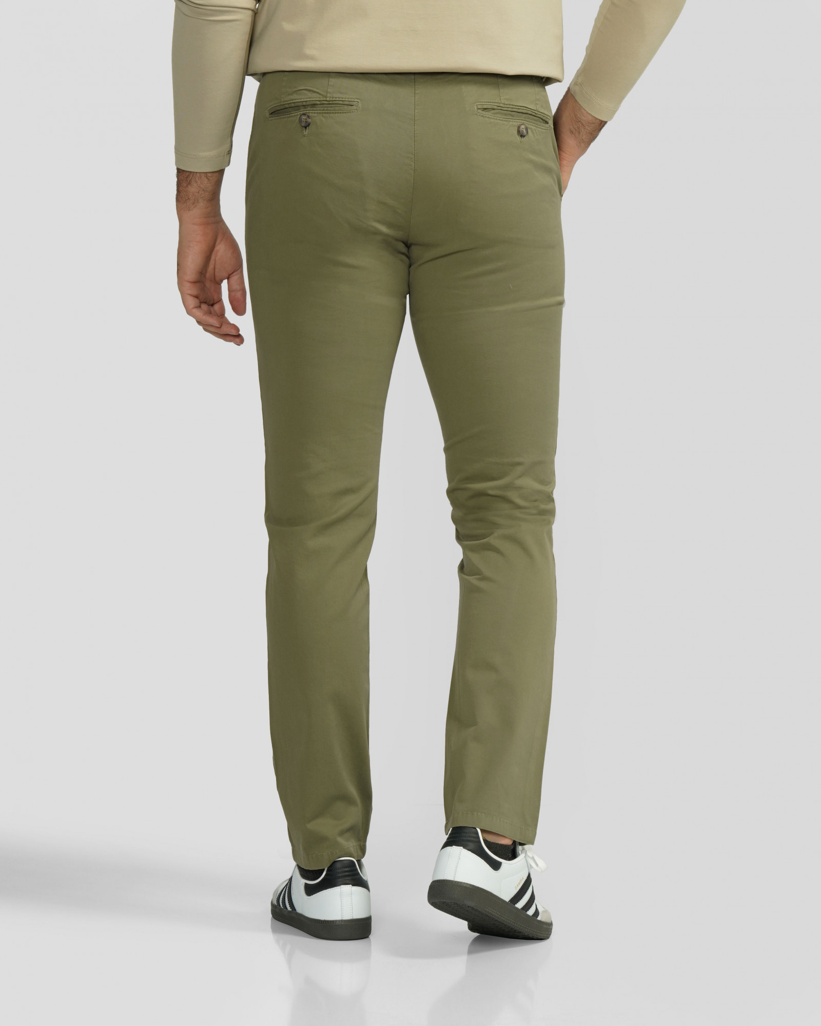 شلوار کتان مردانه اسلیم سبز روشن 23415192