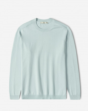 خرید و قیمت پلیور بافت یقه گرد مردانه آبی 24342176