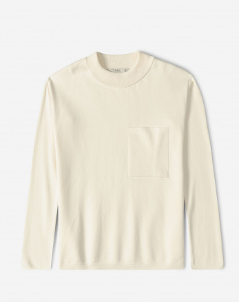 خرید و قیمت پلیور یقه 5 سانت ساده مردانه کرم روشن 24350107