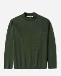 خرید و قیمت پلیور بافت یقه گرد مردانه سبز 24342176