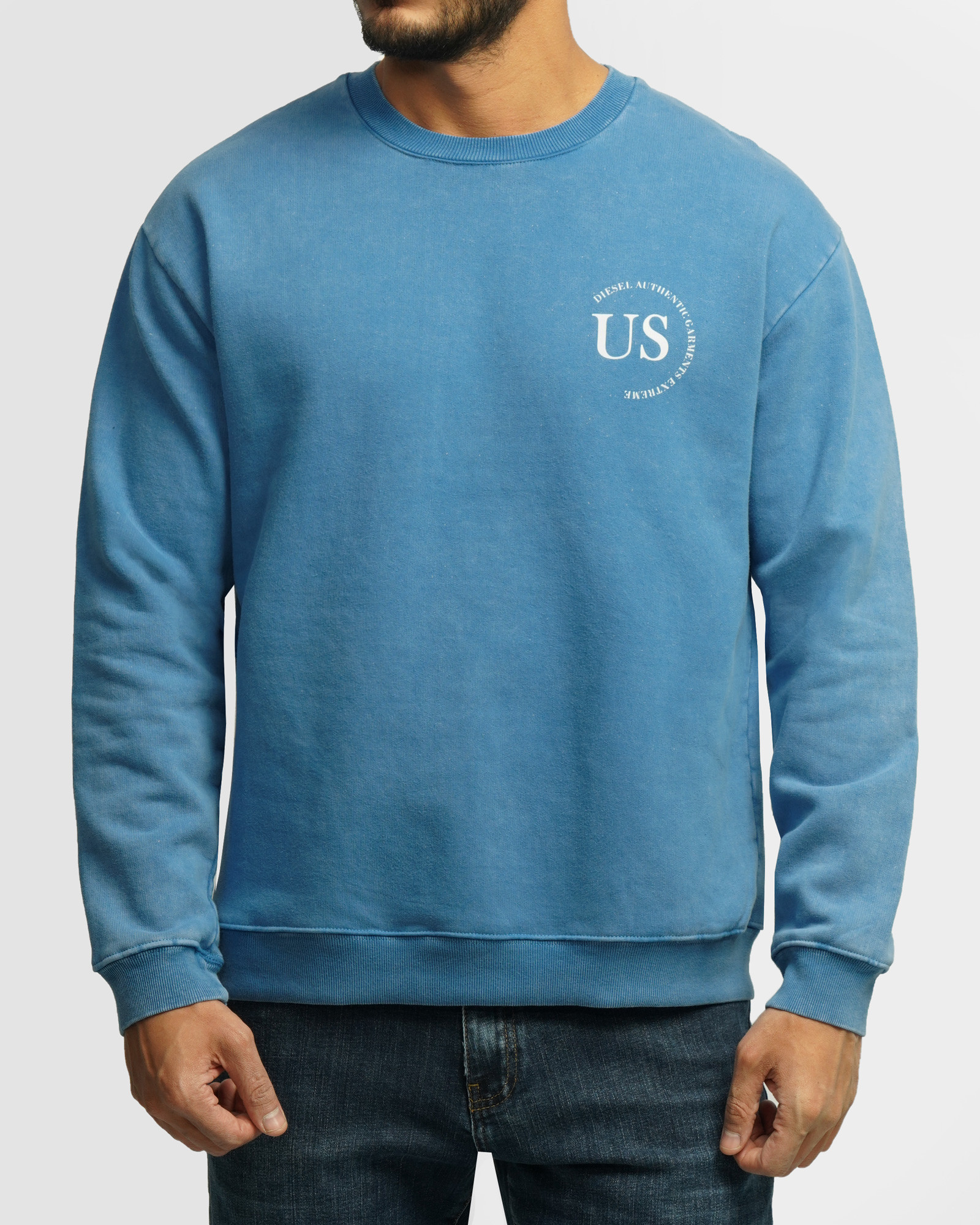 خرید و قیمت پلیور دورس یقه گرد مردانه آبی 24357275