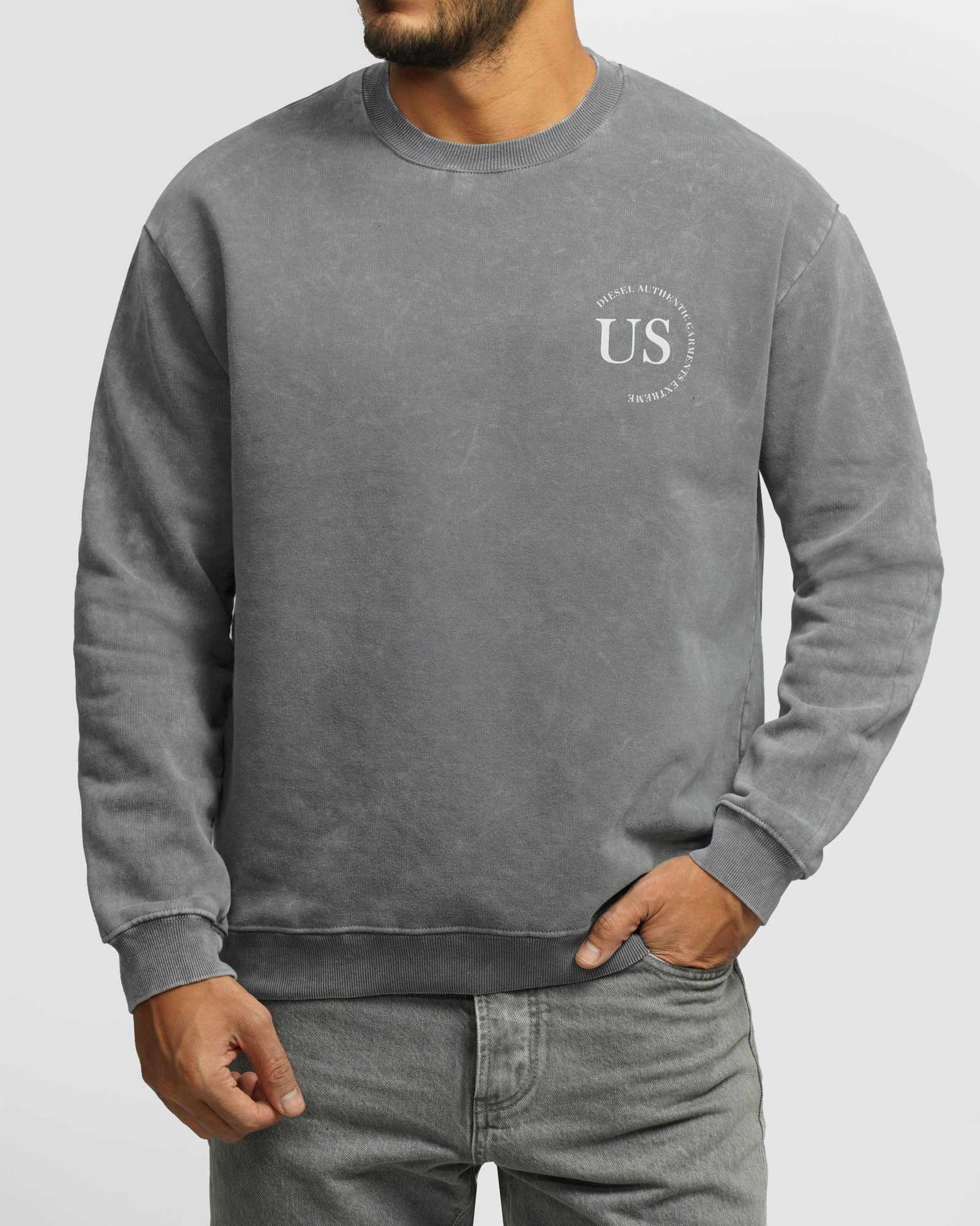 خرید و قیمت پلیور دورس یقه گرد مردانه خاکستری 24357275