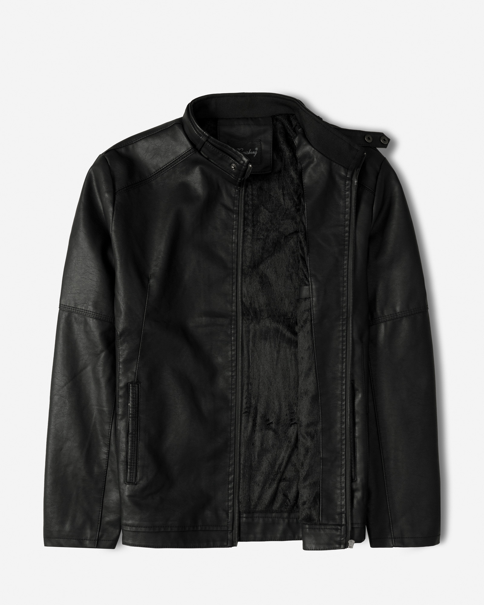 خرید و قیمت کاپشن چرم مردانه مشکی 24316387