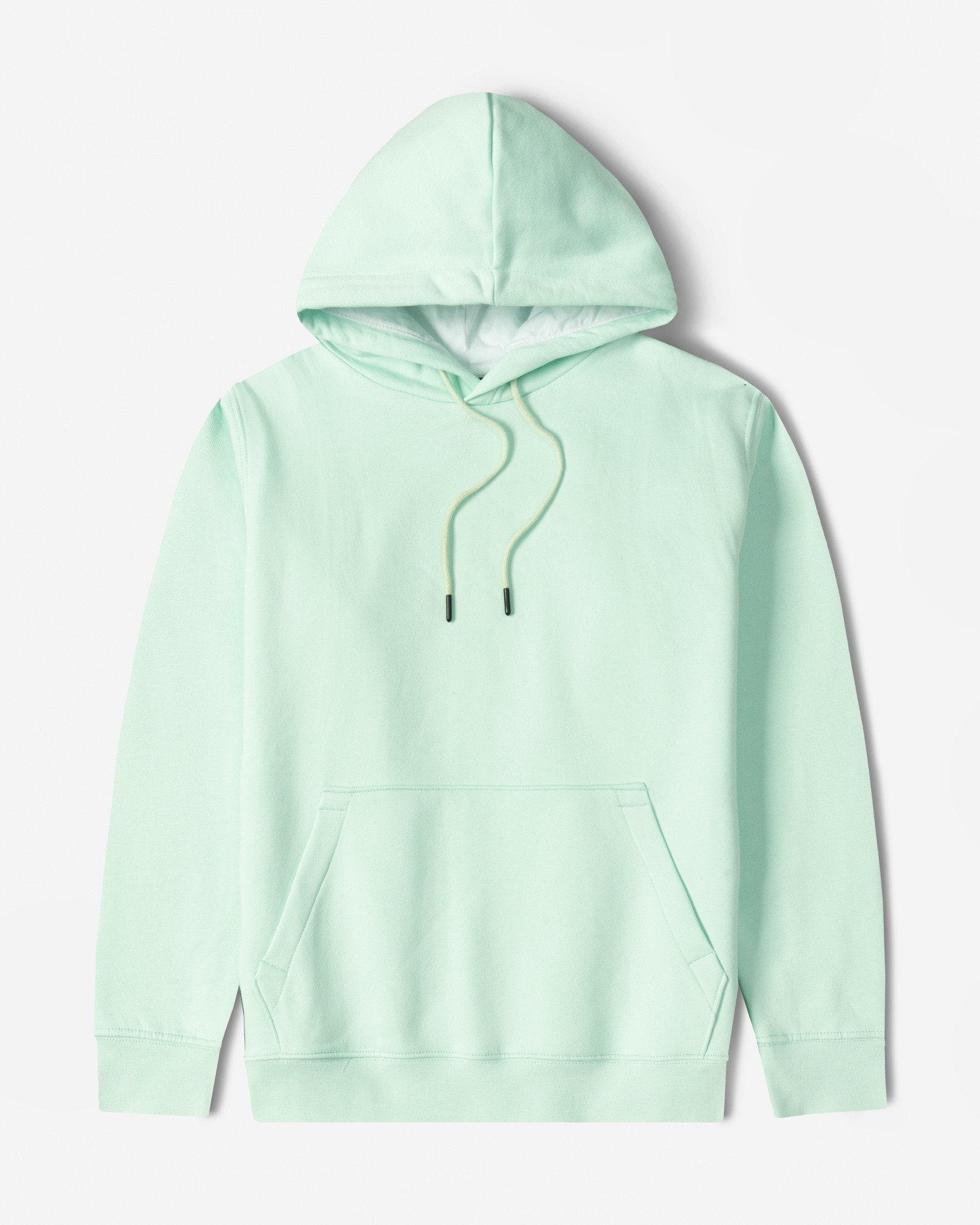 هودی کلاه دار ساده سبز روشن 24371270