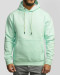هودی کلاه دار ساده سبز روشن 24371270