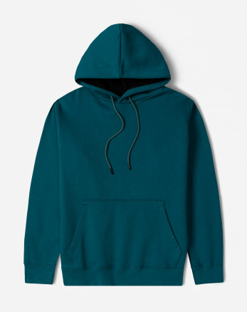 هودی کلاه دار ساده آبی تیره 24371270