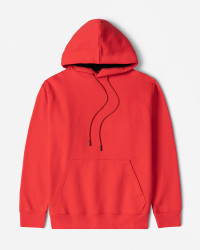 هودی کلاه دار ساده گلبه ای روشن 24371270