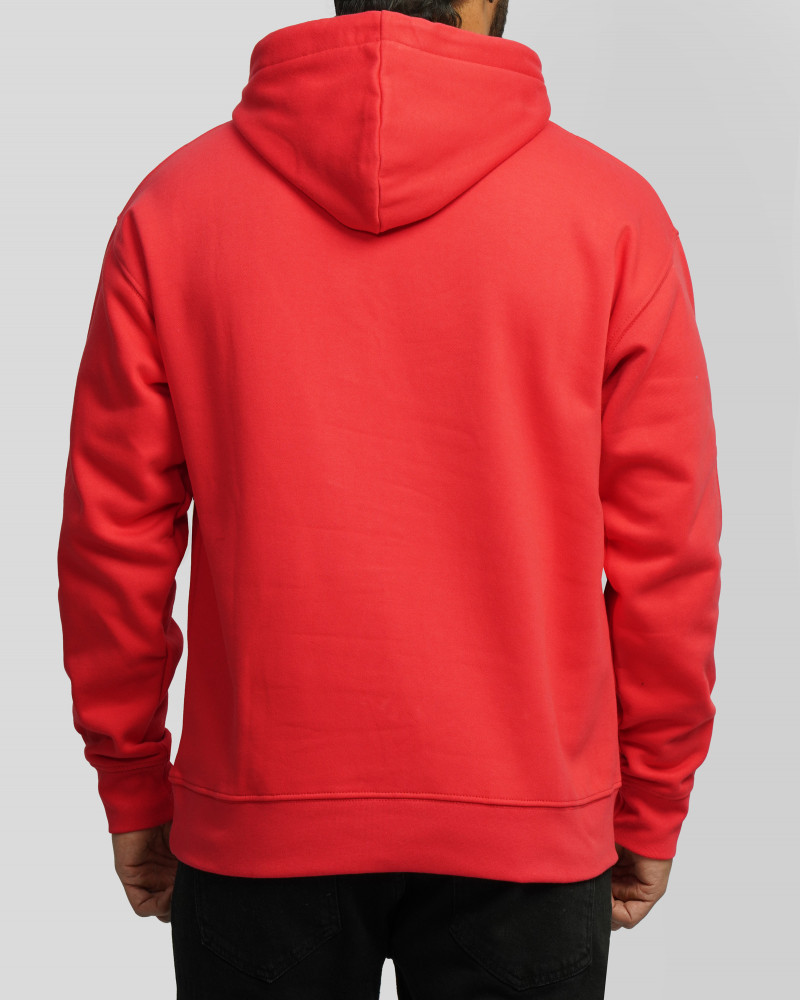 هودی کلاه دار ساده گلبه ای روشن 24371270