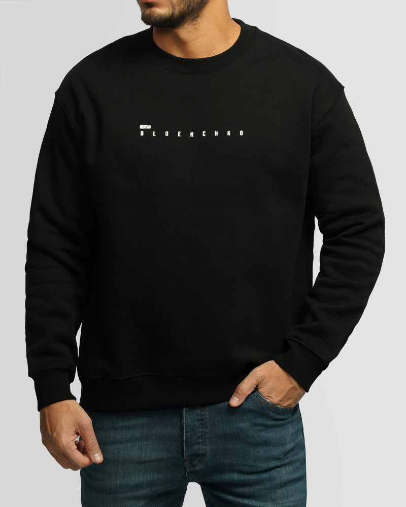 پلیور دورس یقه گرد مردانه مشکی 24357274