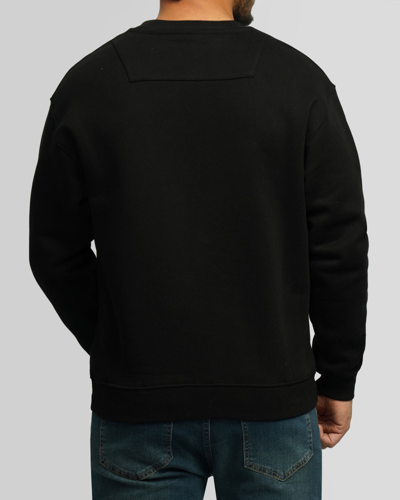 پلیور دورس یقه گرد مردانه مشکی 24357274