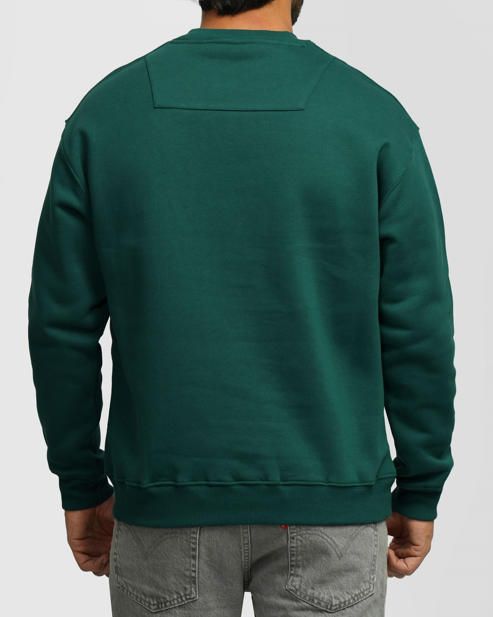 پلیور دورس یقه گرد مردانه سبز 24357274