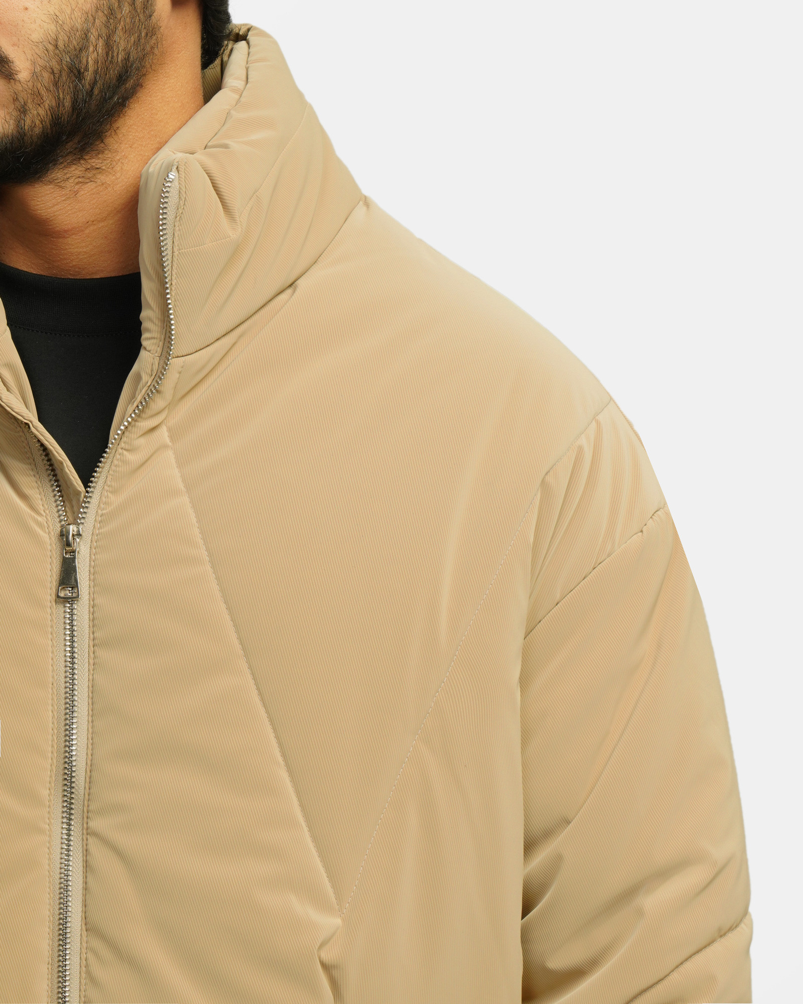 خرید و قیمت کاپشن مردانه کرم 24316391