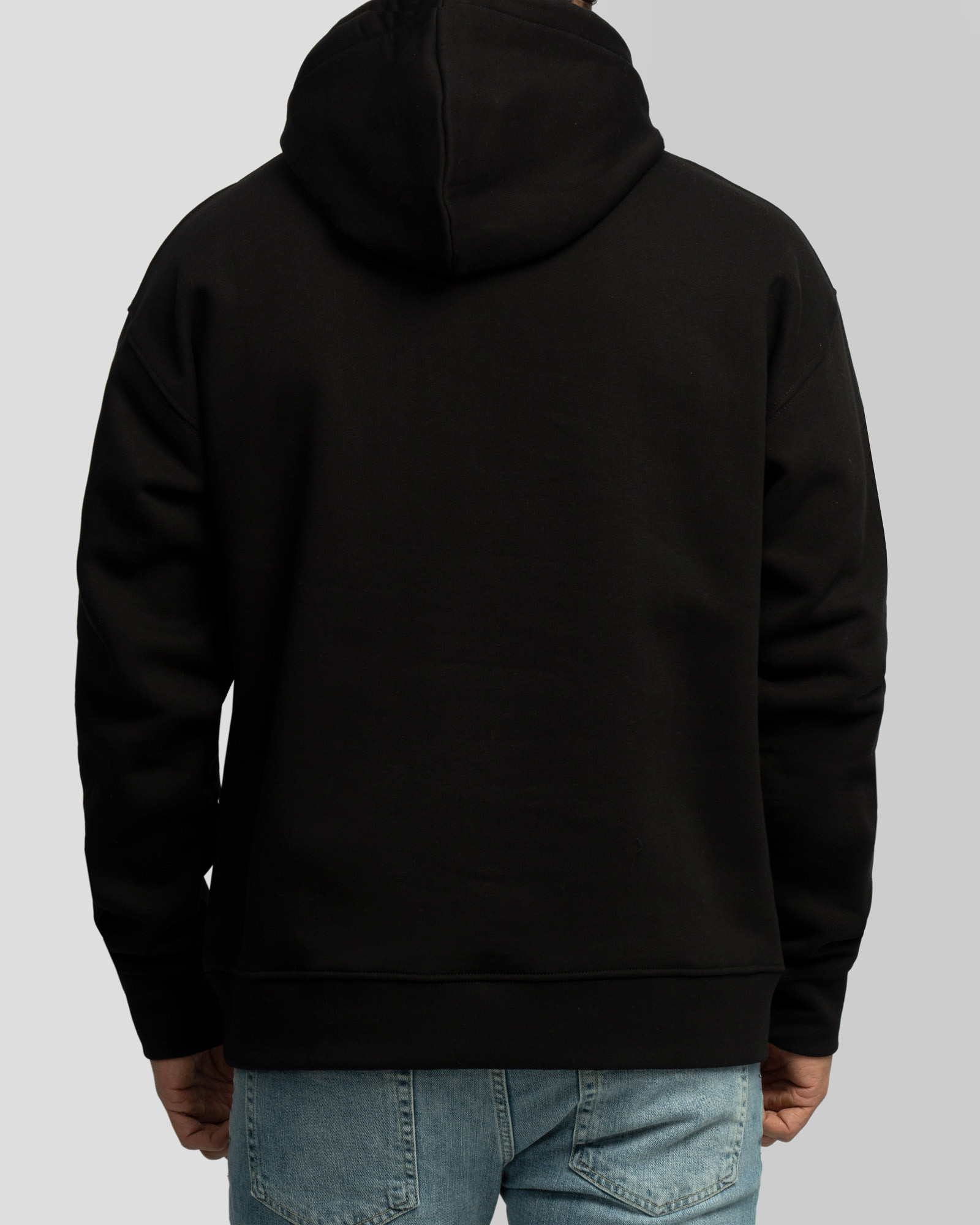 خرید و قیمت هودی کلاه دار ساده مشکی 24371270