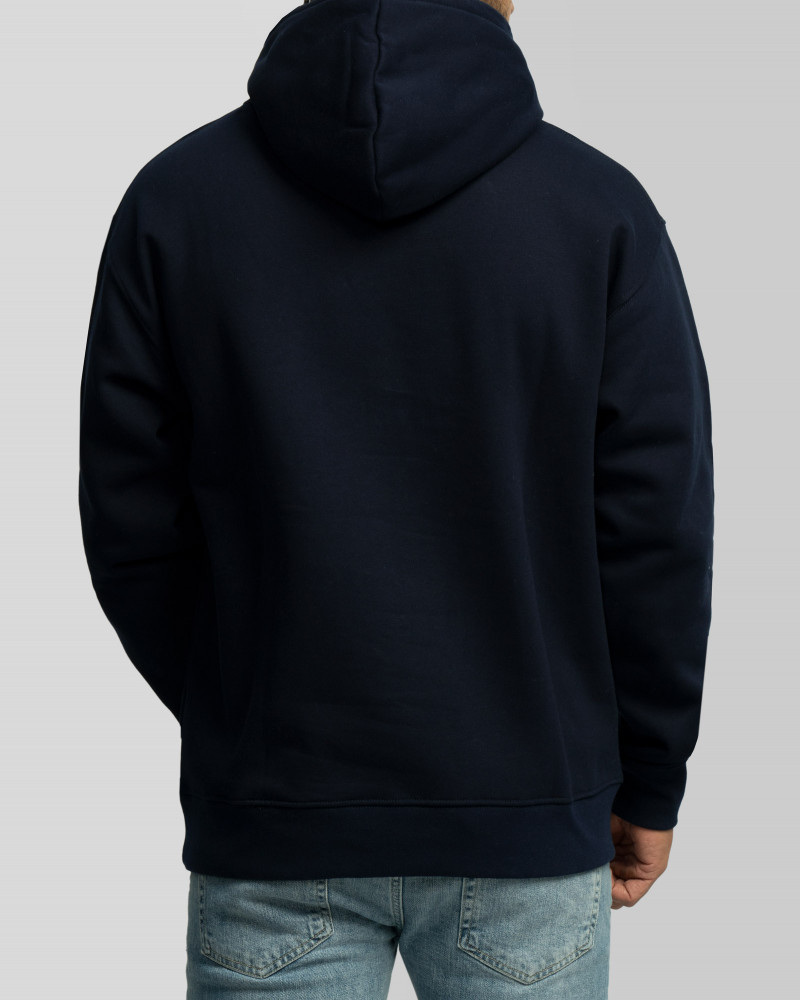 خرید و قیمت هودی کلاه دار ساده سرمه ای 24371270