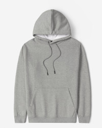 خرید و قیمت هودی کلاه دار ساده طوسی 24371270