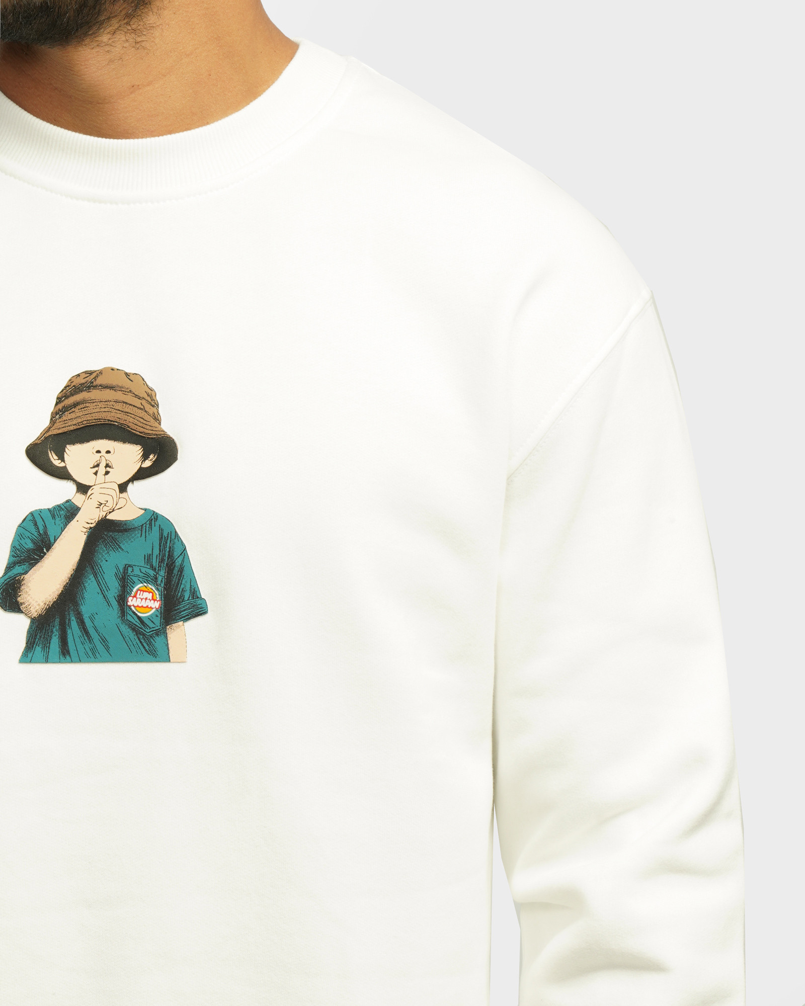 خرید و قیمت پلیور دورس یقه گرد مردانه سفید 24357271