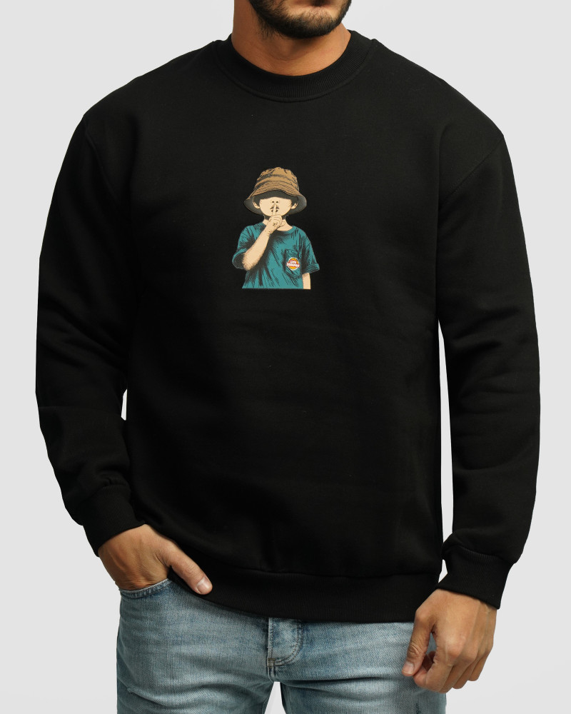 خرید و قیمت پلیور دورس یقه گرد مردانه مشکی 24357271