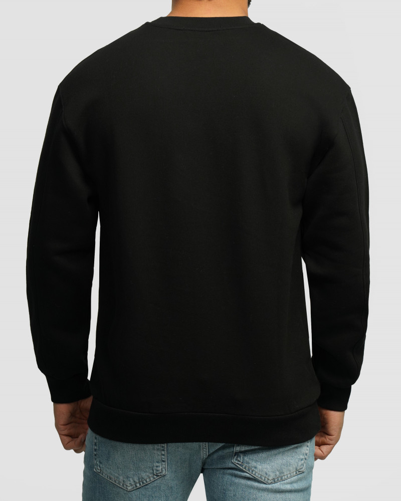 خرید و قیمت پلیور دورس یقه گرد مردانه مشکی 24357271